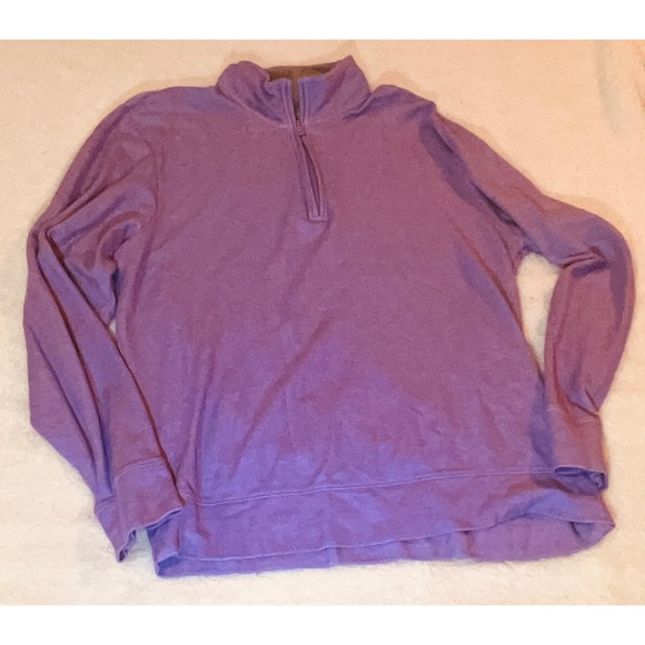 Vineyard Vines Other - Vineyard Vines Mens Purple 100% Pima Cotton Quarter Zip Pullover Sweater Size M